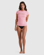 Womens Society Foil Short Sleeve Rash Vest
