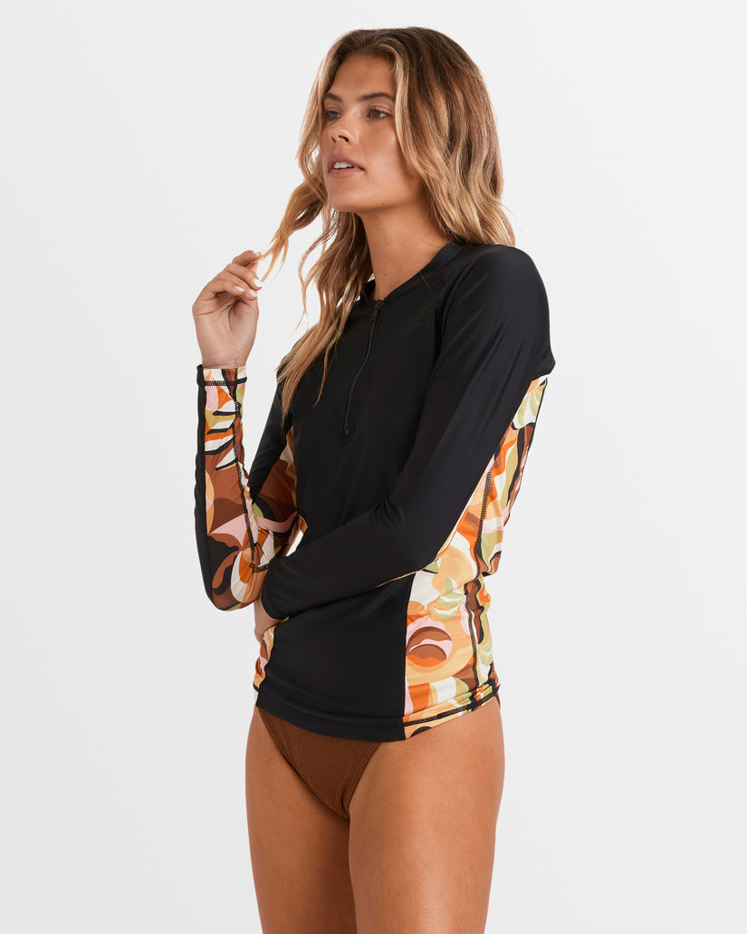 Womens Core 1/2 Zip Rg Rash Vest