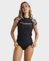 Womens Sunrise Coast Wahine Short Sleeve Rash Vest