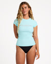 Womens Society Foil Short Sleeve Rash Vest