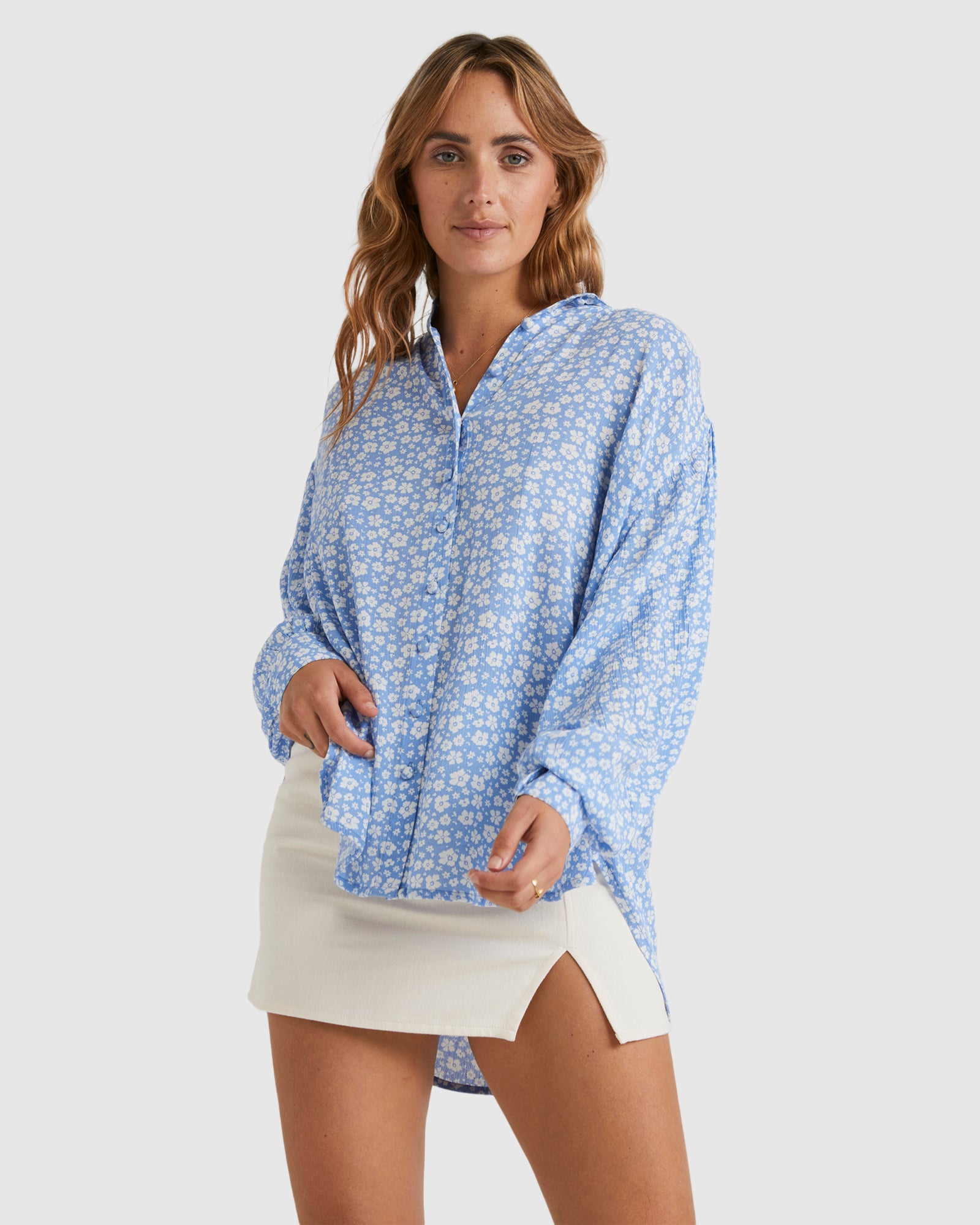 Womens Holiday La Mer Long Sleeve Shirt Australia