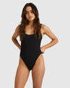 Womens Summer High Tanker One Piece Swimsuit