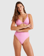 Womens Terry Rib Reese D/DD Underwire Bikini Top