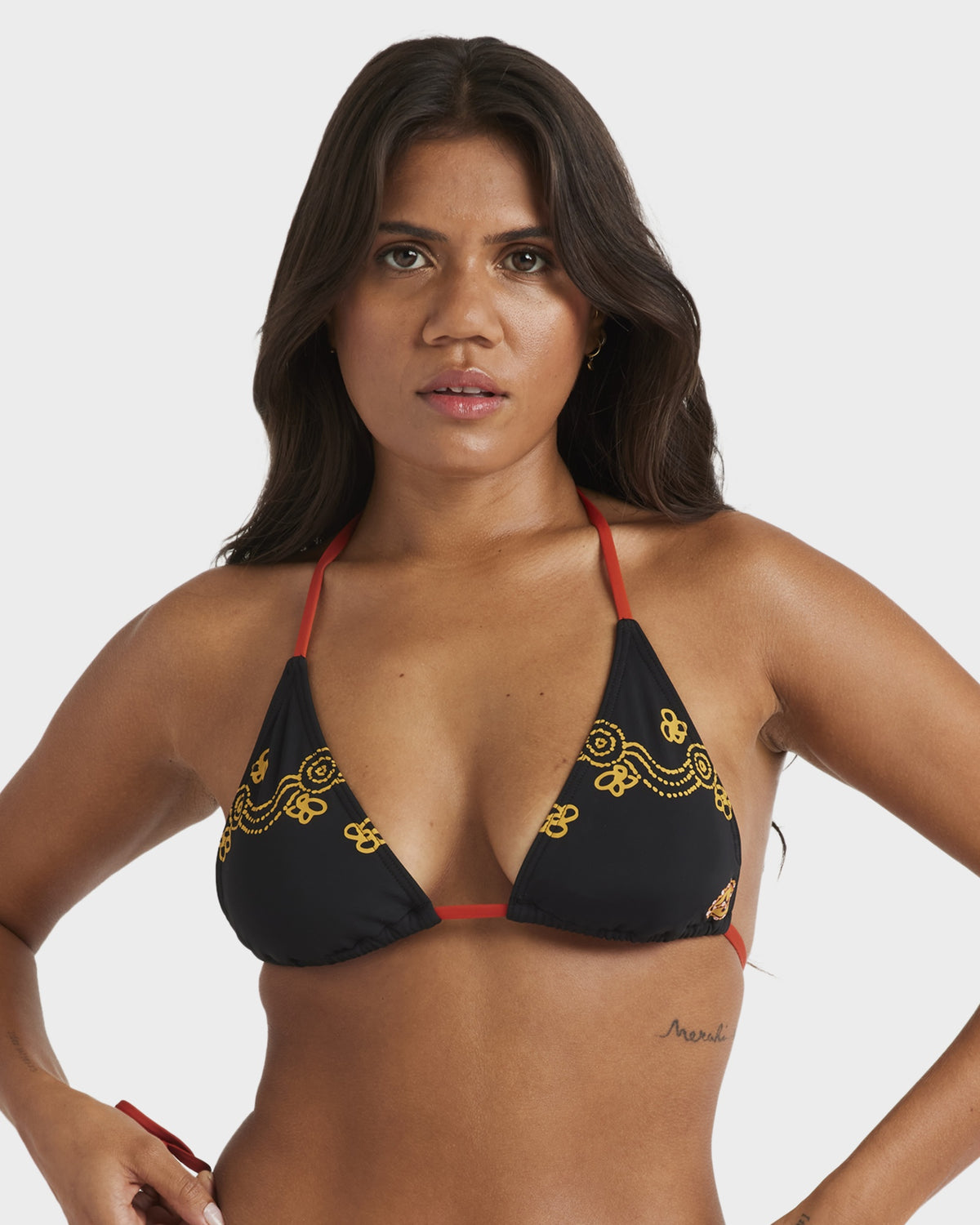 Womens Otis River Remi Triangle Bikini Top