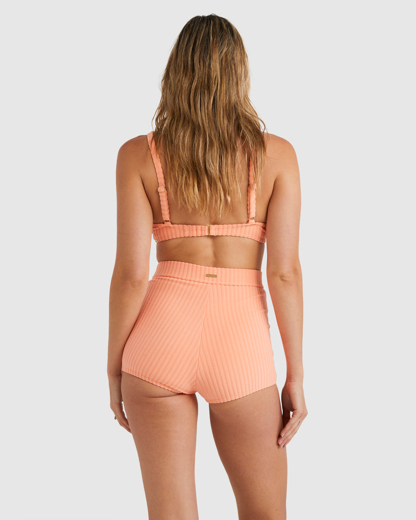 Womens Terry Rib Surf Shorts