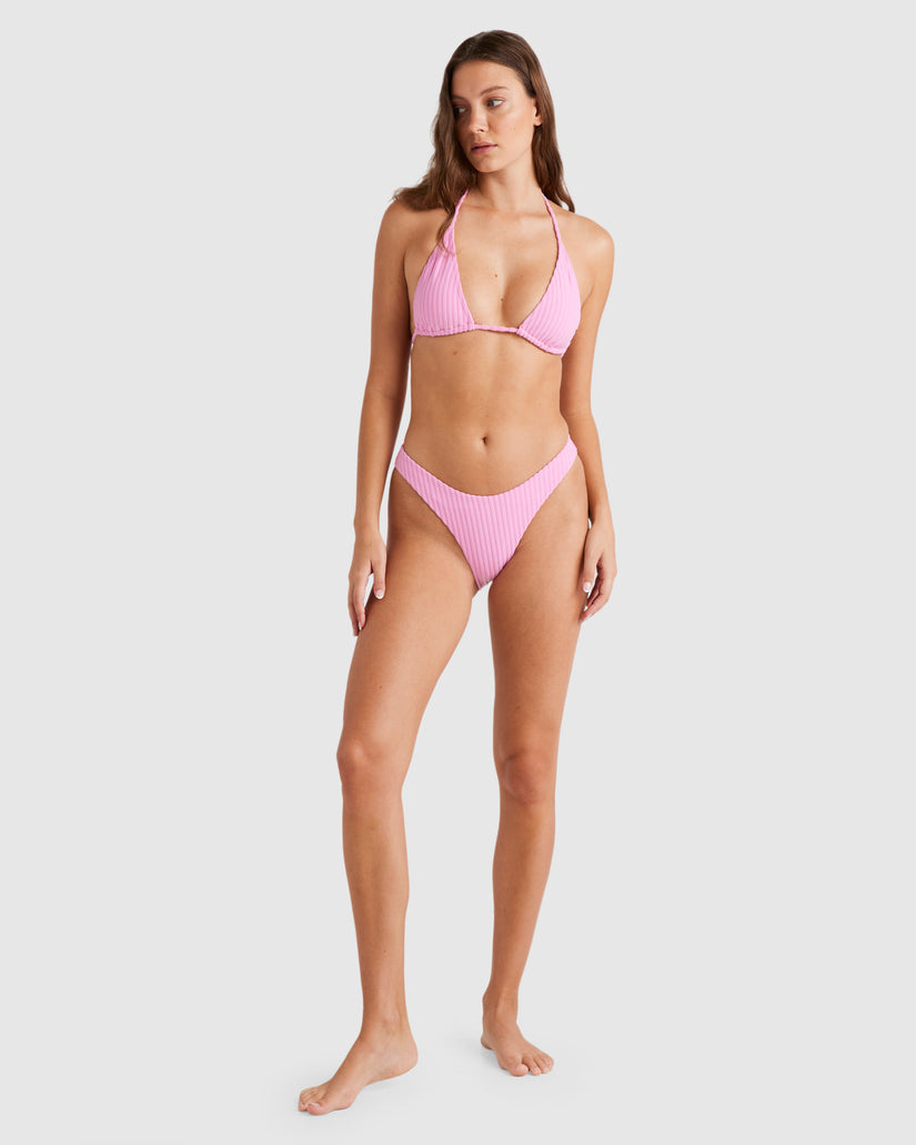 Womens Terry Rib Hike Bikini Bottom