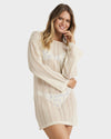 Womens Sand Ripples Mini Dress