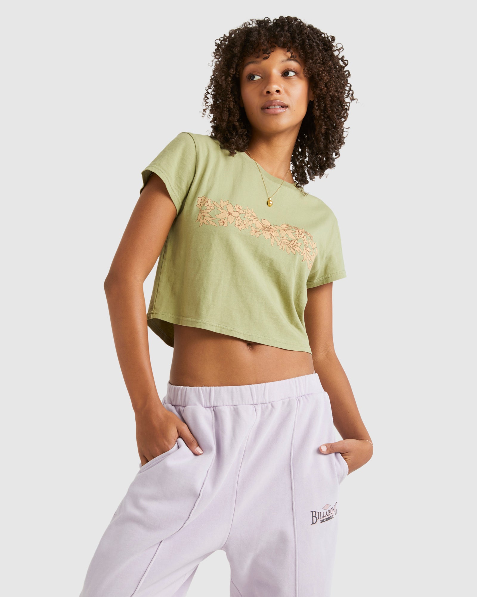 Womens Tahiti Crop T-Shirt Australia