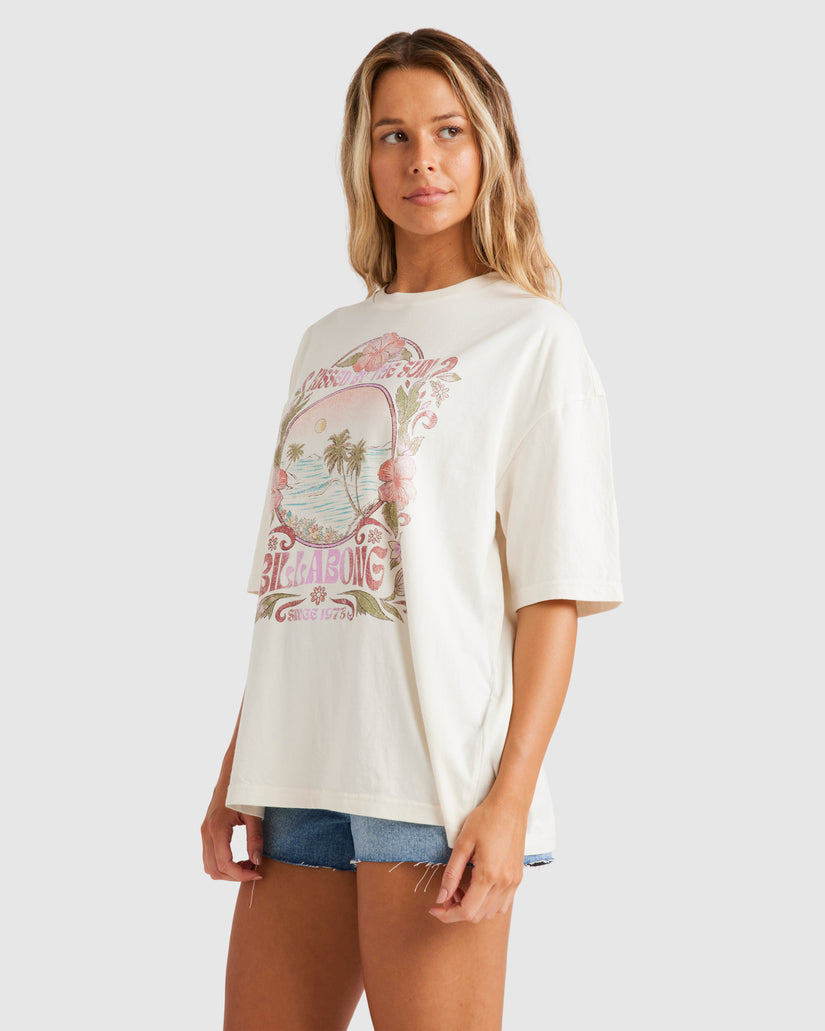 Womens Kit-Shirted By The Sun T-Shirt