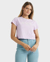 Womens Miles Away Crop T-Shirt