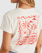 Womens Coco Palm Lover Crop T-Shirt