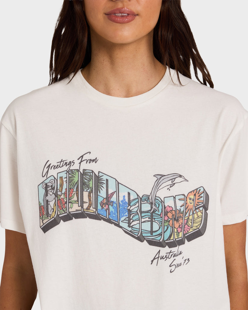 Womens Greetings From T-Shirt