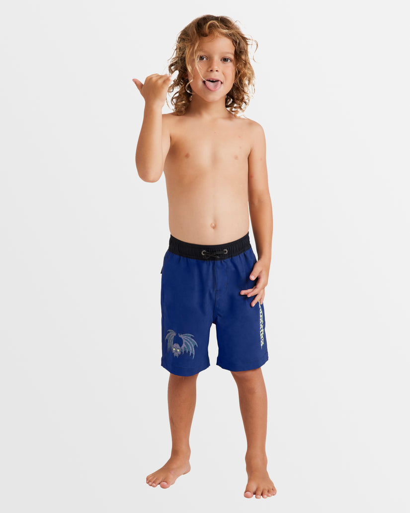 Boys 0-7 Afterlife Elastic 13" Boardshorts