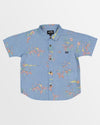 Boys 0-7 Sundays Short Sleeve Shirt