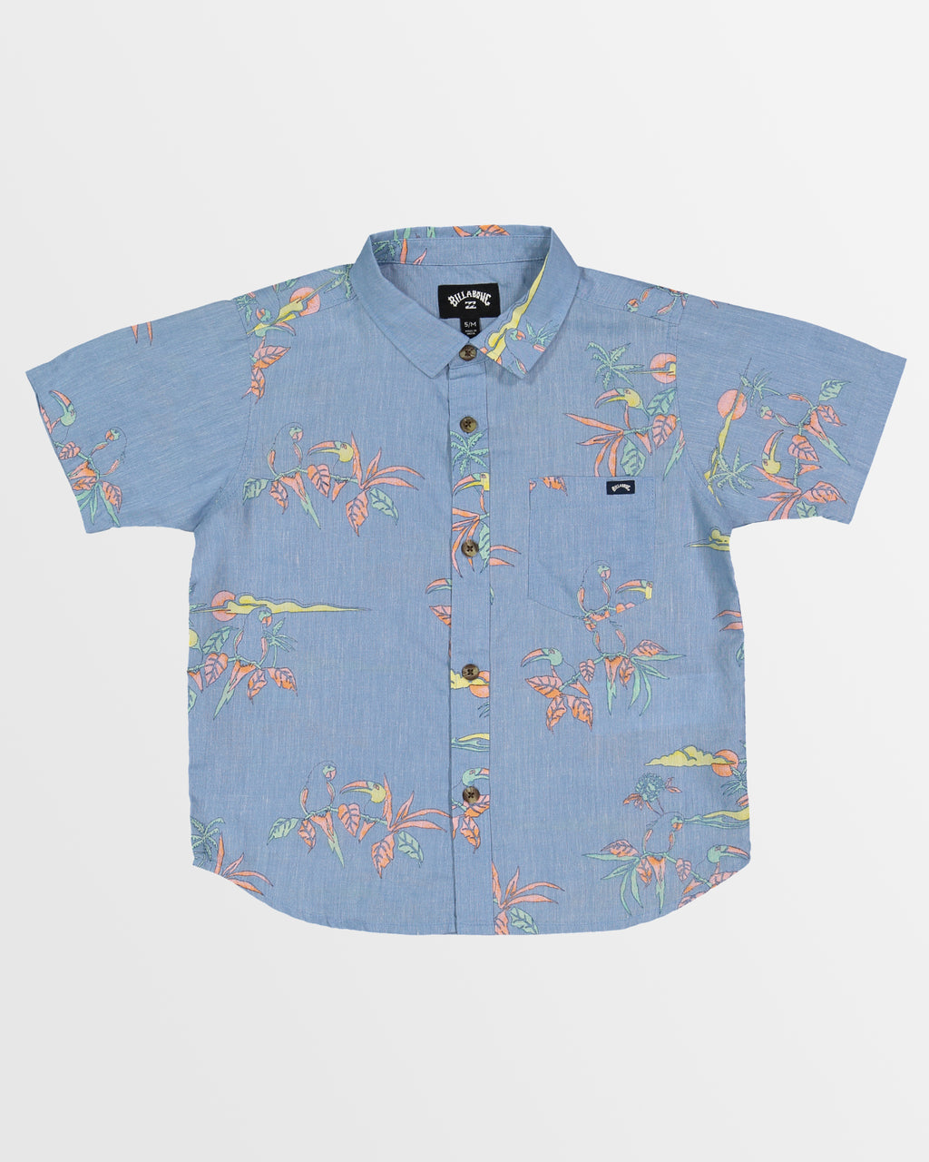 Boys 0-7 Sundays Short Sleeve Shirt