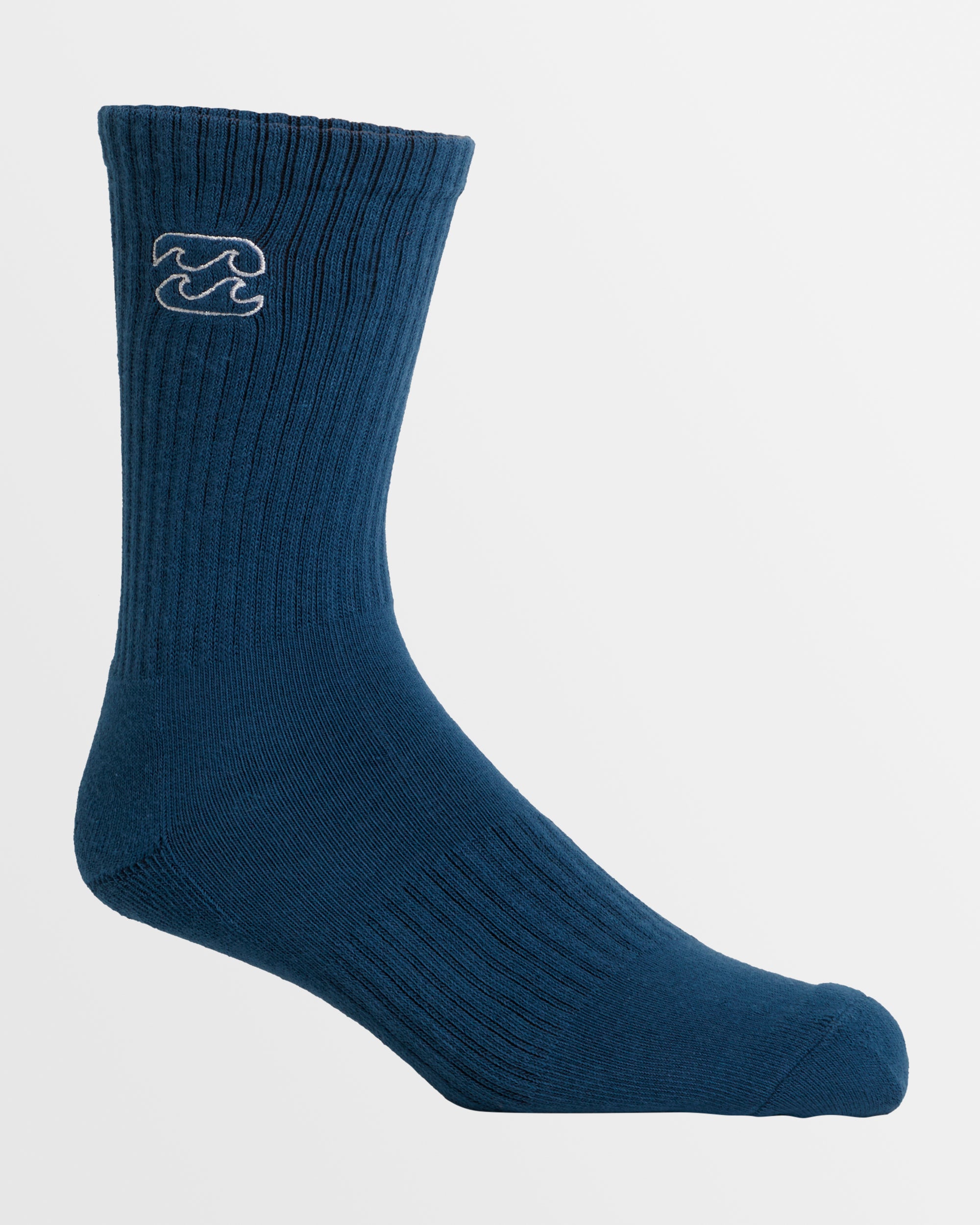 Mens Wave Wash 3 Pack Crew Socks