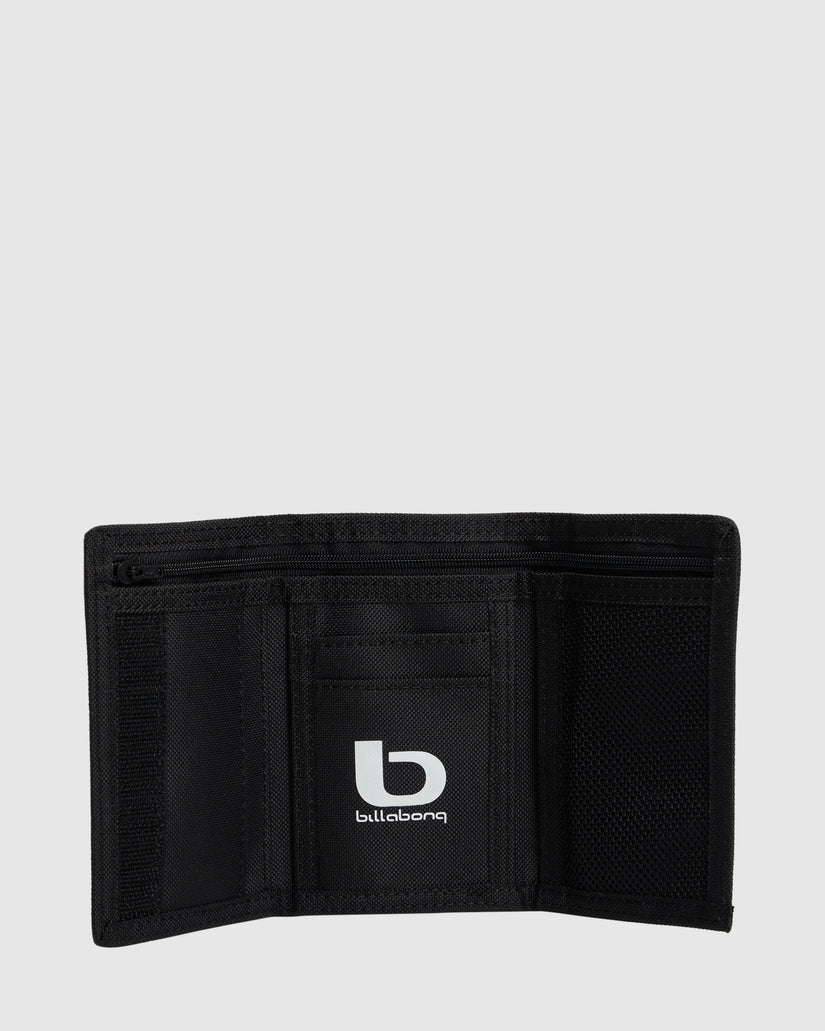 Mens Chrome Tri Fold Wallet