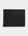 Mens Script Bi Fold Wallet