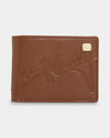 Mens Script Bi Fold Wallet