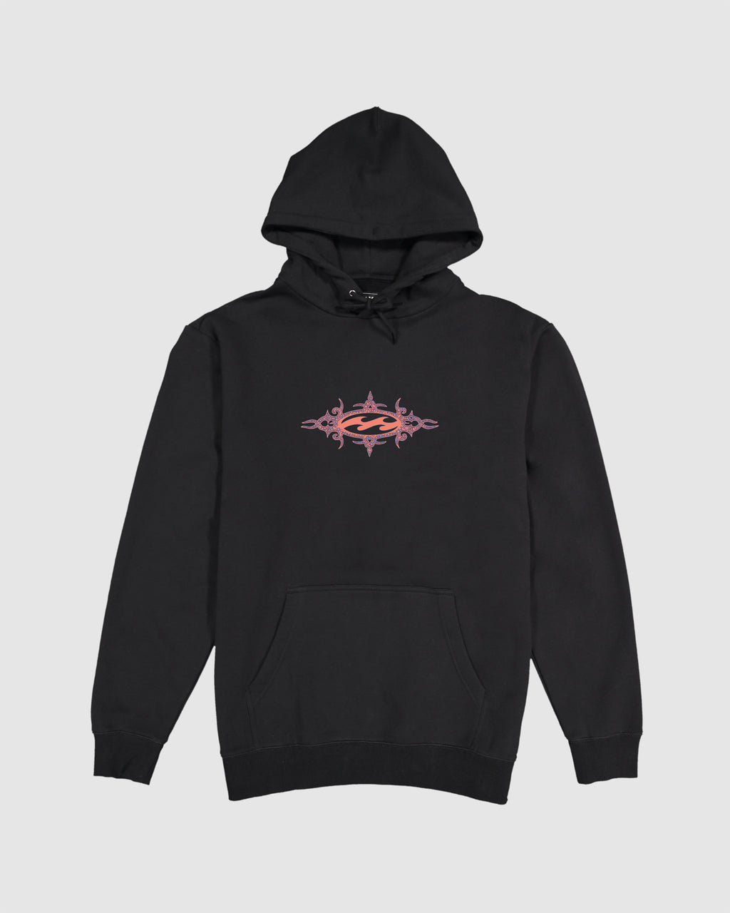 Mens Tonal Wave Pop Hoodie