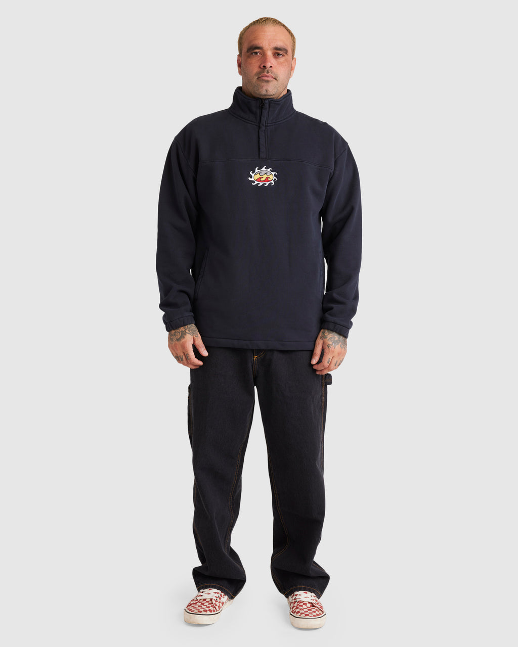 Mens Otis King Prawn Pullover Sweatshirt