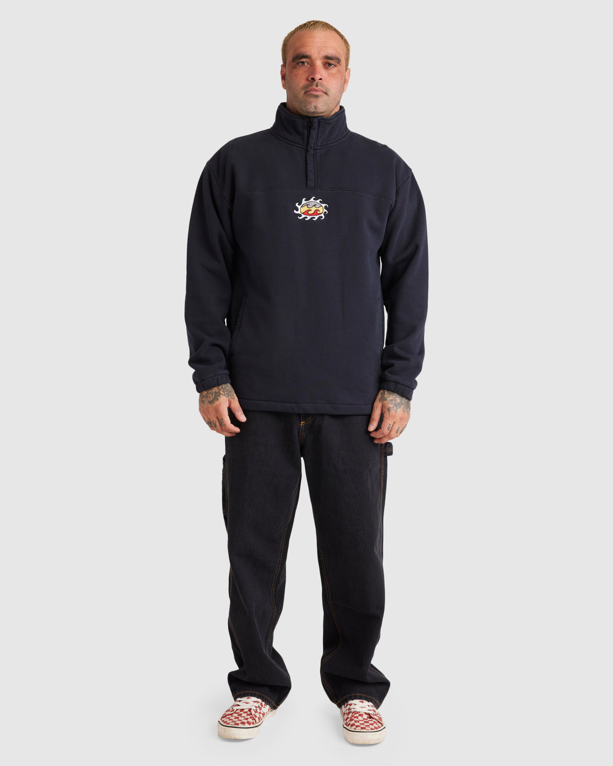 Mens Otis King Prawn Pullover Sweatshirt