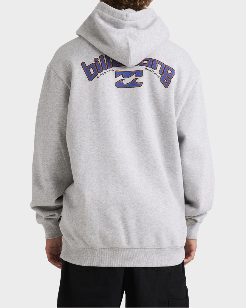 Mens Vintage Arch Pop Pullover Hoodie