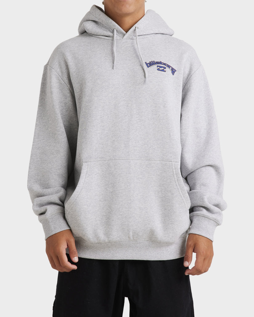 Mens Vintage Arch Pop Pullover Hoodie