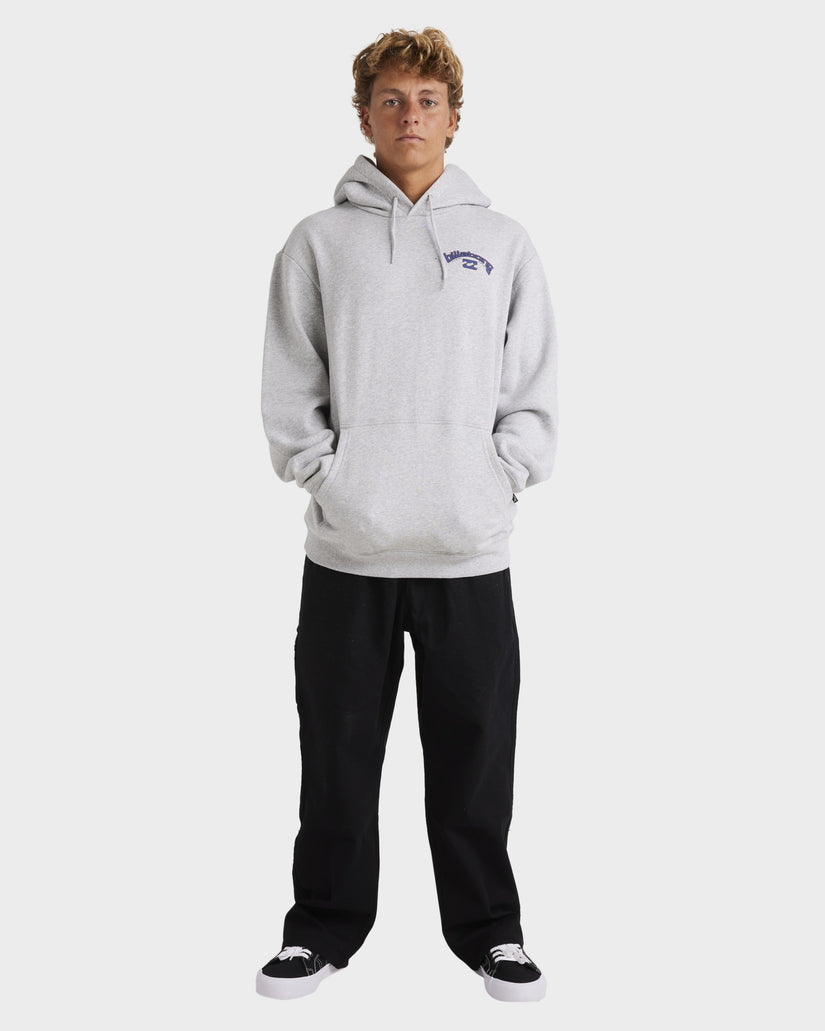 Mens Vintage Arch Pop Pullover Hoodie