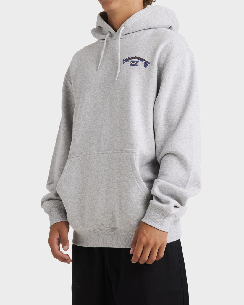 Mens Vintage Arch Pop Pullover Hoodie