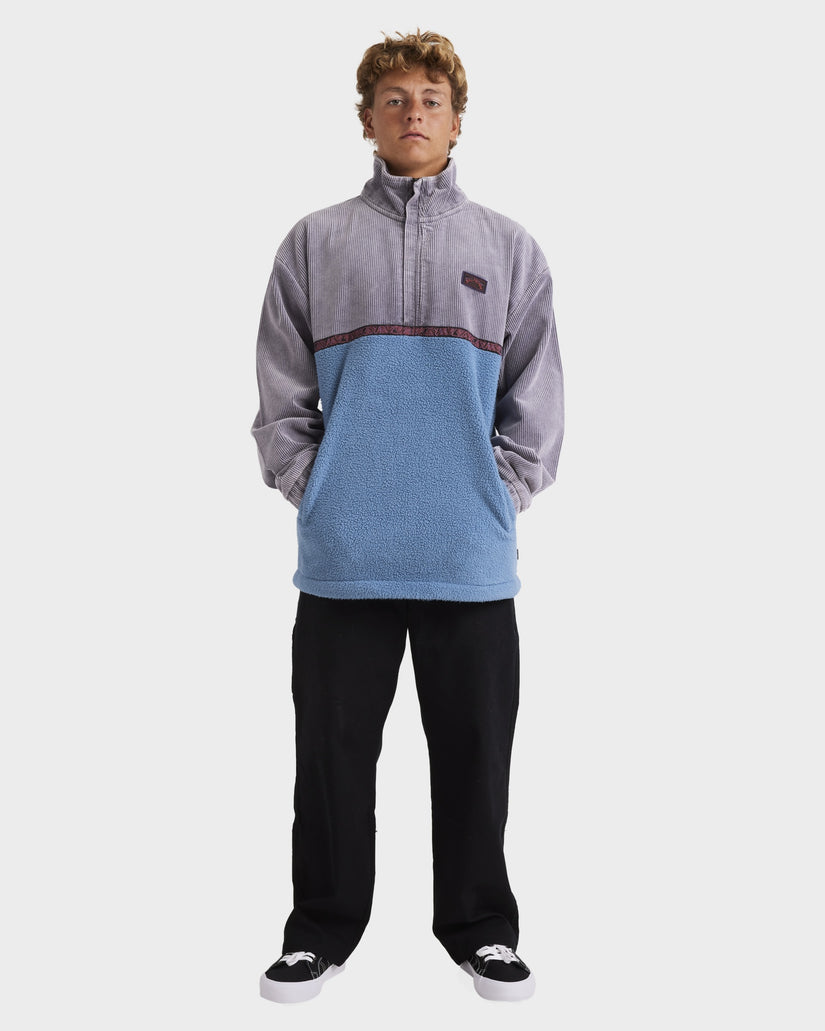 Mens Space Lobster Half Zip Hoodie