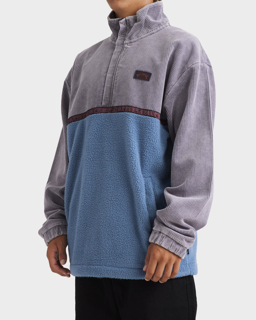 Mens Space Lobster Half Zip Hoodie