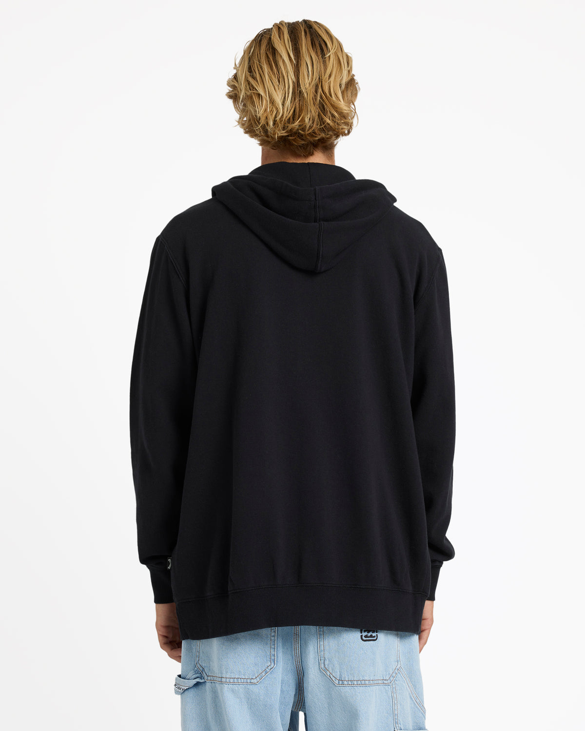 Mens Premium Wave Wash Zip Up Hoodie