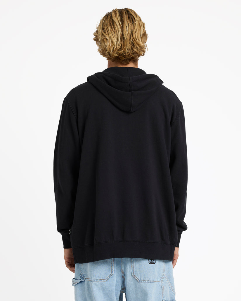 Mens Premium Wave Wash Zip Up Hoodie
