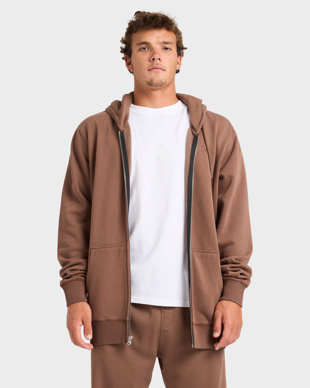 Mens Premium Zip Through Hoodie