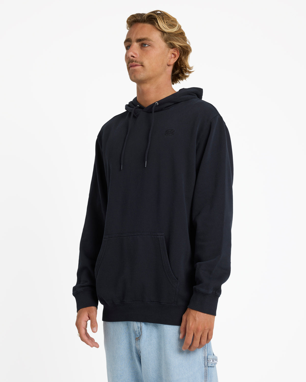 Mens Premium Wave Wash Pullover Hoodie