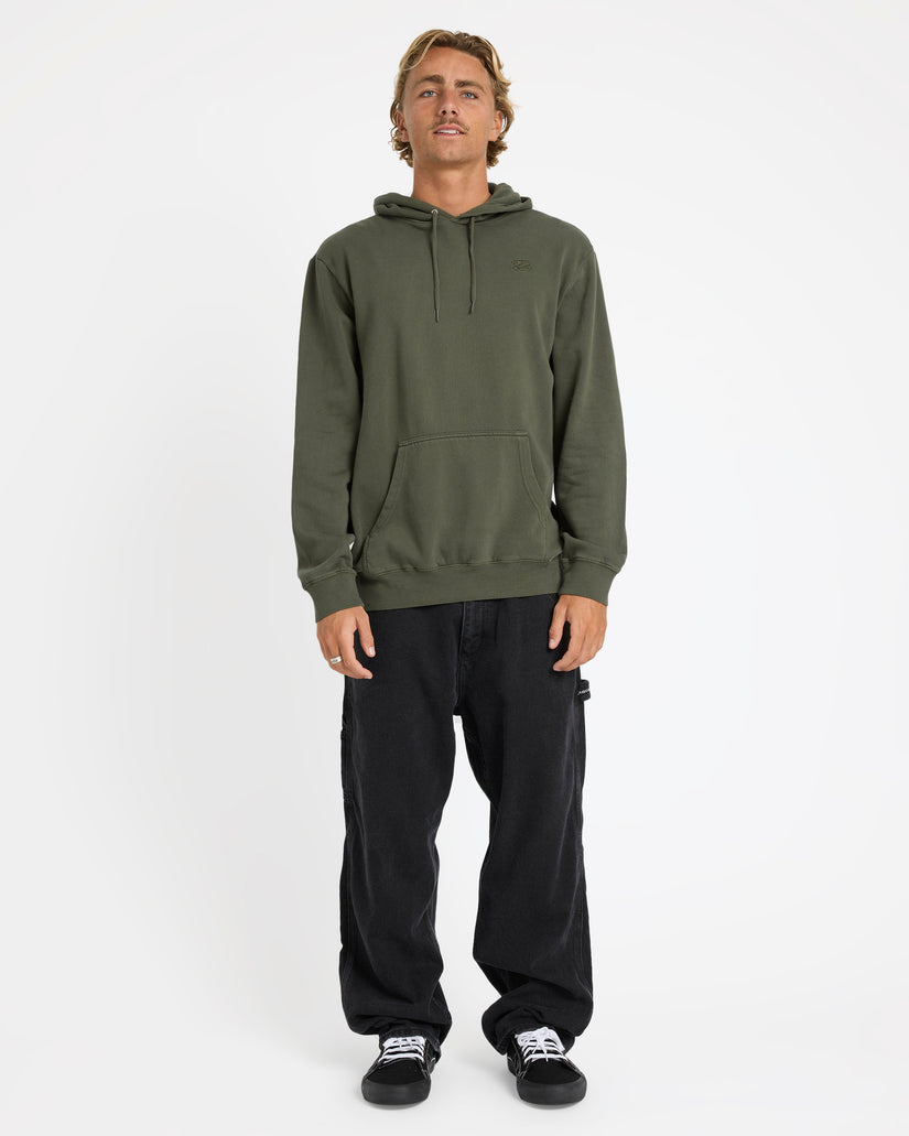 Mens Premium Wave Wash Pullover Hoodie