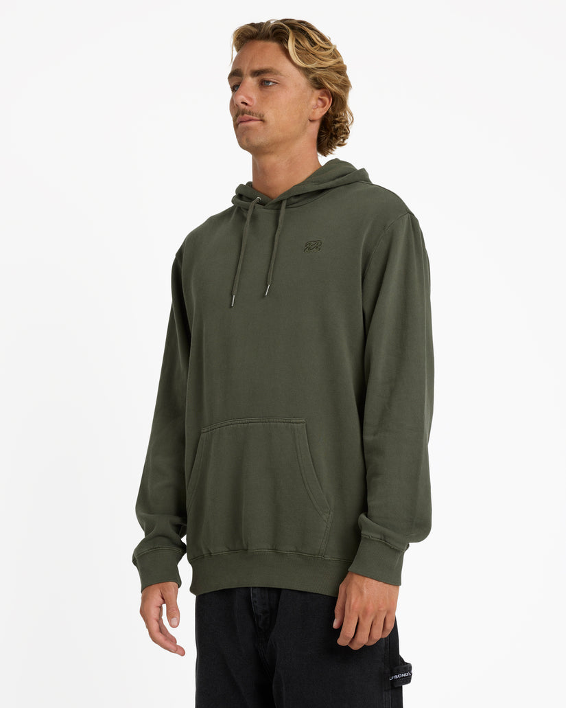 Mens Premium Wave Wash Pullover Hoodie