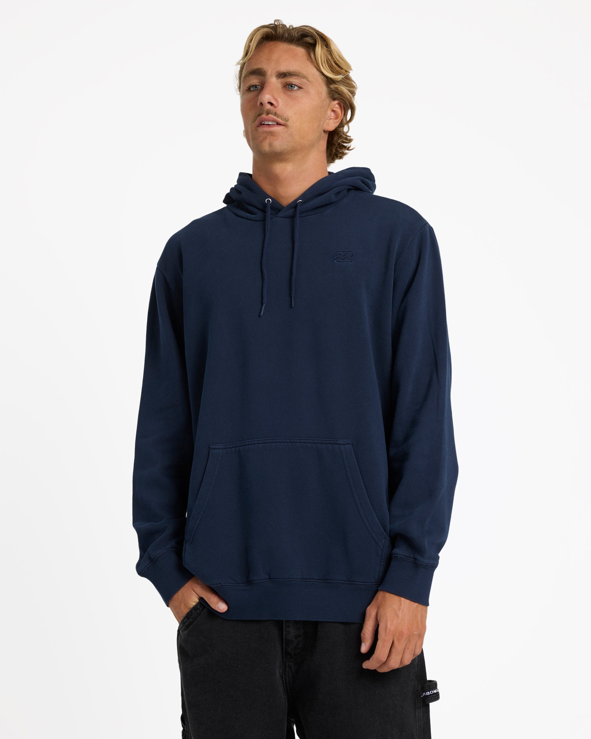 Mens Premium Wave Wash Pullover Hoodie Australia