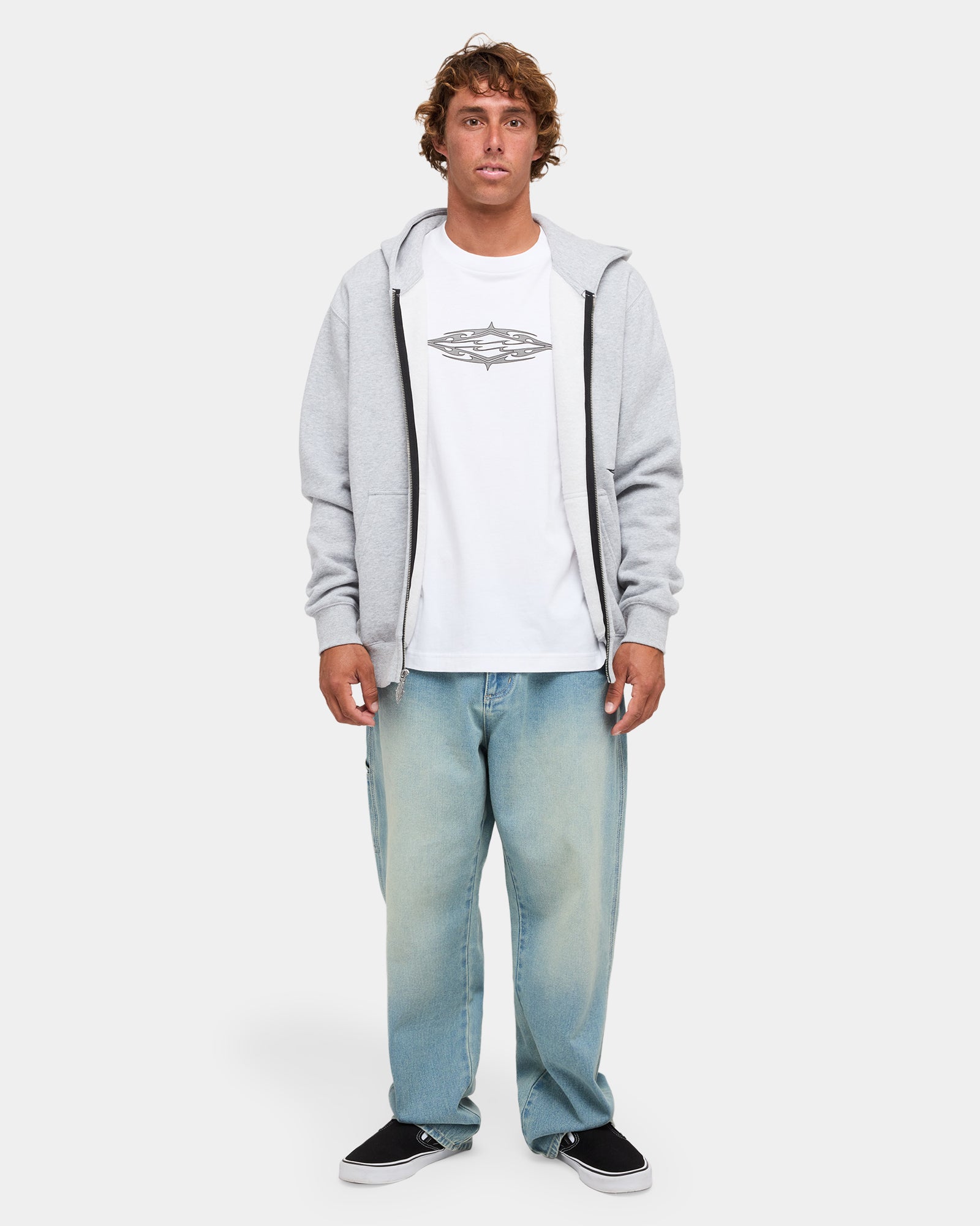 Mens Tilt Zip Up Hoodie