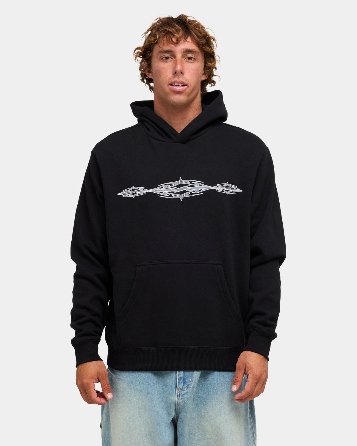 Mens Triple Up Pullover Hoodie
