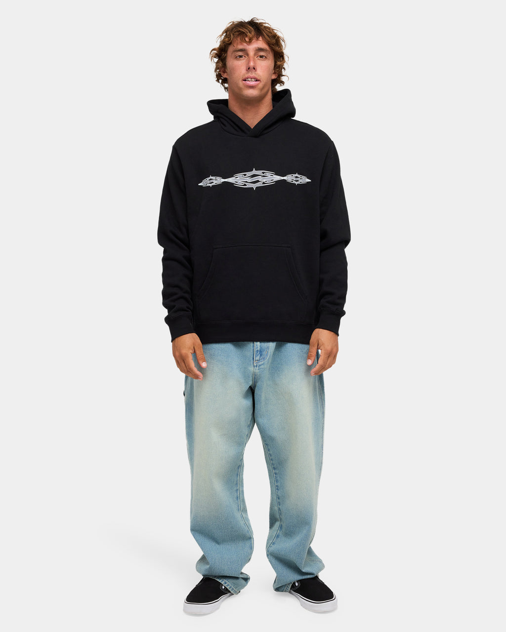 Mens Triple Up Pullover Hoodie