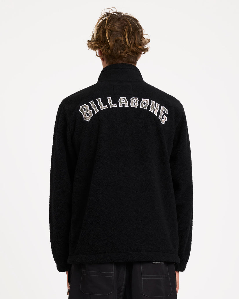 Mens Boundary Mockneck Fleece Jumper