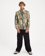 Mens Boundary Mock Zip Up Fleece Jacket