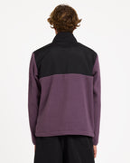 Mens Boundary Mock Snap Fleece Jumper