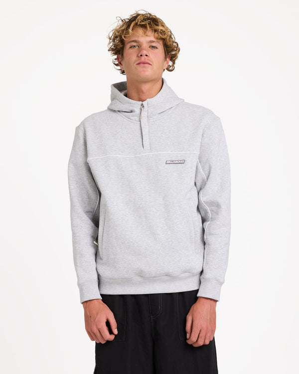 Mens Adiv Mock Pullover Hoodie