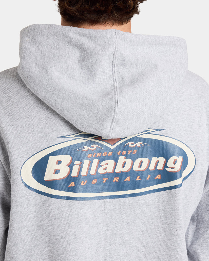 Mens Diamond Wave Pullover Hoodie