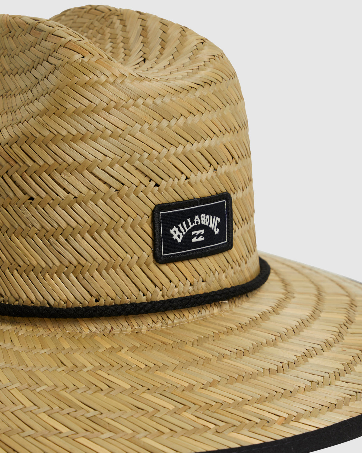 Mens Tides Print Straw Hat