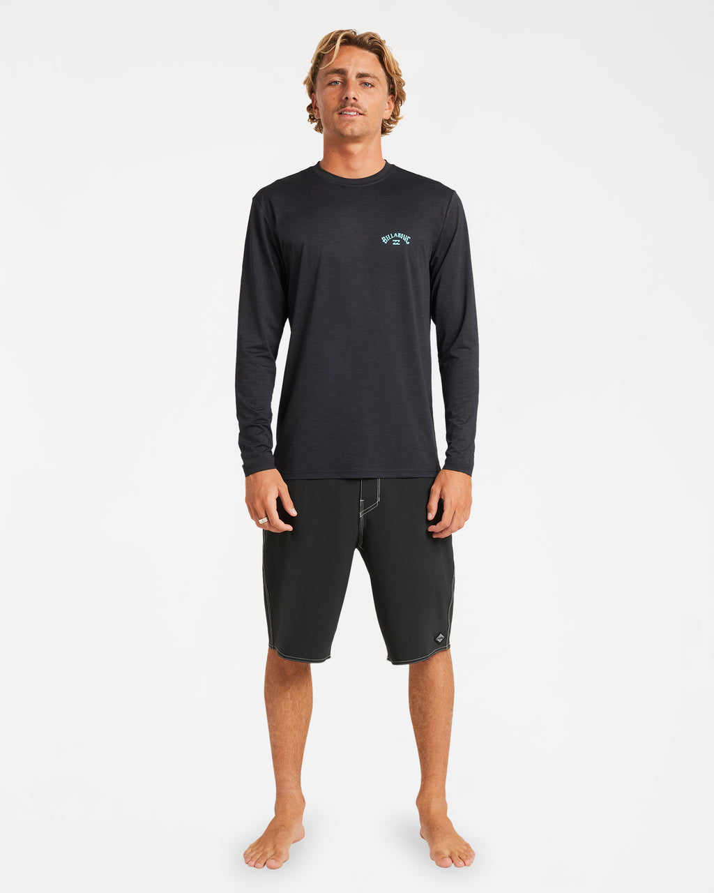 Mens Shoreline UPF 50 Long Sleeve Rash Vest