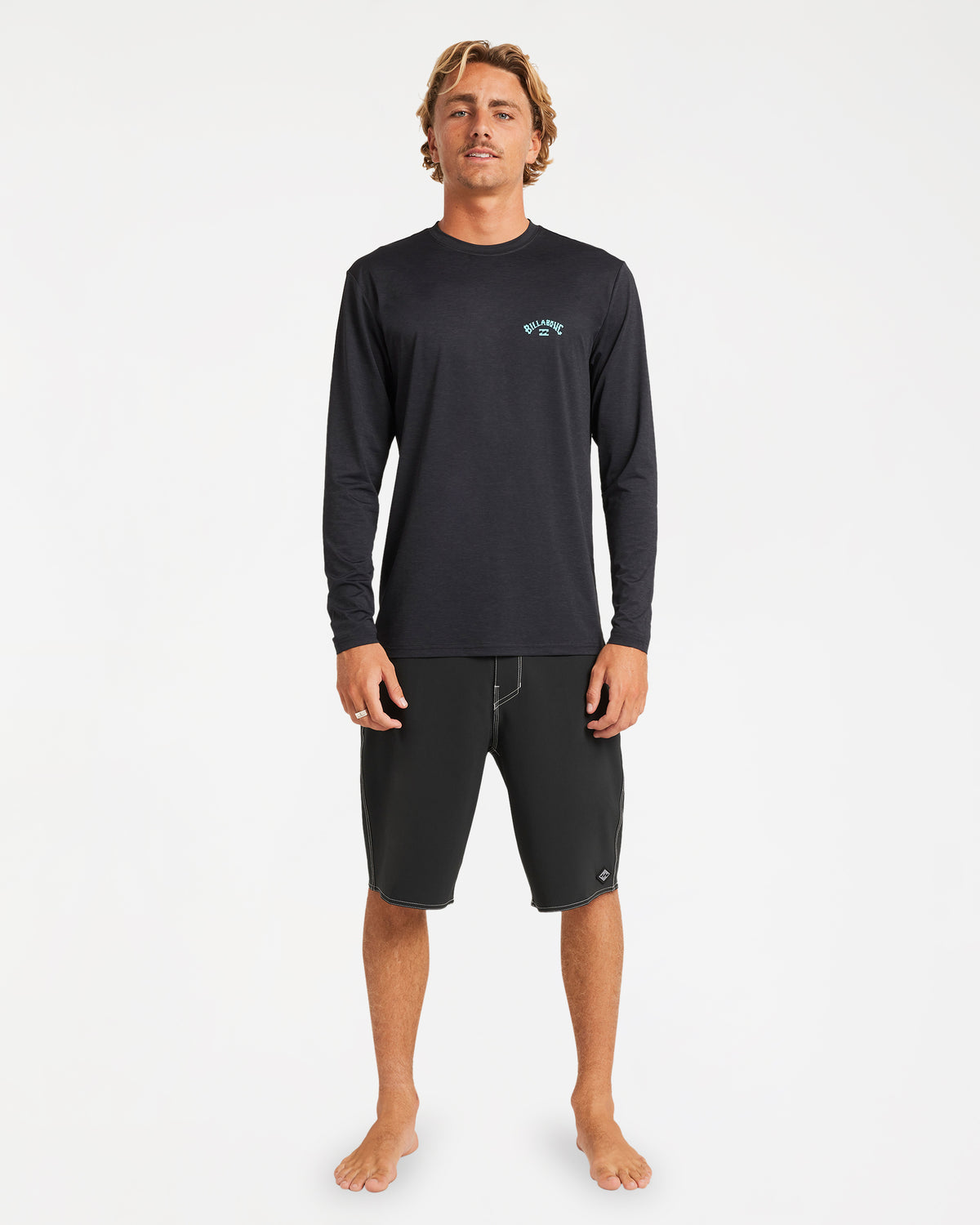 Mens Shoreline UPF 50 Long Sleeve Rash Vest